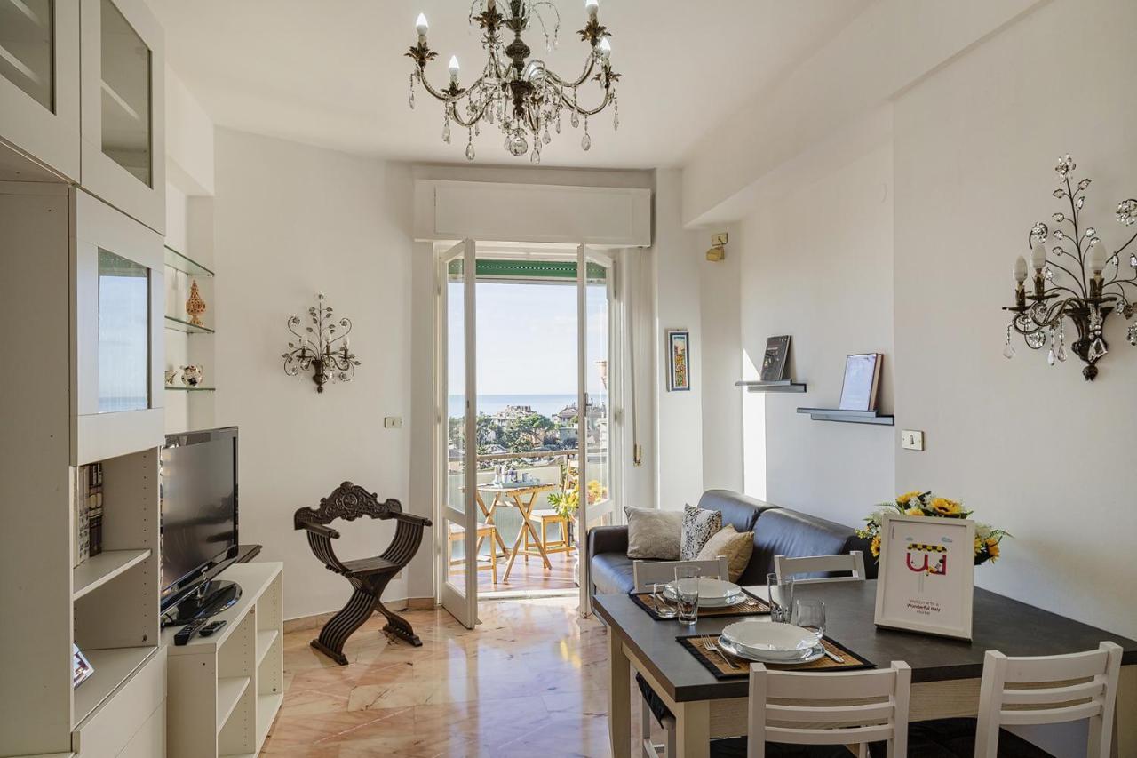 Homey Seaview Apartment By Wonderful Italy Генуа Екстериор снимка